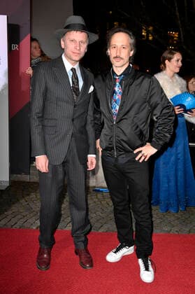 Robert Stadlober und Michael Ostrowski bei der Verleihung des 41. Bayerischen Filmpreises 2019 im Prinzregententheater. München, 17.01.2020