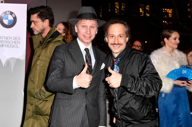 Robert Stadlober und Michael Ostrowski bei der Verleihung des 41. Bayerischen Filmpreises 2019 im Prinzregententheater. München, 17.01.2020