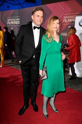 Sebastian Bezzel und Johanna Christine Gehlen bei der Verleihung des 41. Bayerischen Filmpreises 2019 im Prinzregententheater. München, 17.01.2020