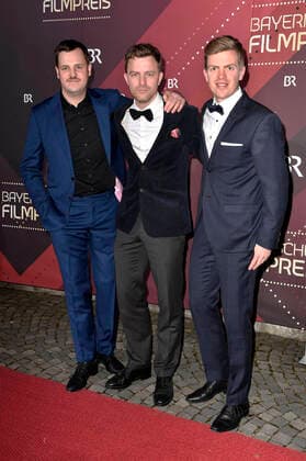 Frederic Linkemann, Friedrich Mücke und Ferdinand Hofer bei der Verleihung des 41. Bayerischen Filmpreises 2019 im Prinzregententheater. München, 17.01.2020