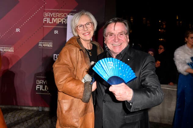 Elmar Wepper mit Ehefrau Anita Schlierf bei der Verleihung des 41. Bayerischen Filmpreises 2019 im Prinzregententheater. München, 17.01.2020