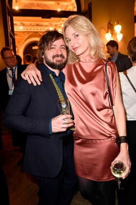 Daniel Christensen und Franziska Schlattner bei der Verleihung des 41. Bayerischen Filmpreises 2019 im Prinzregententheater. München, 17.01.2020
