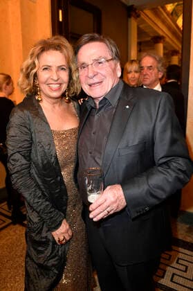Michaela May und Elmar Wepper bei der Verleihung des 41. Bayerischen Filmpreises 2019 im Prinzregententheater. München, 17.01.2020