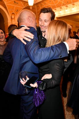 Heiner Lauterbach, Karoline Herfurth und Florian David Fitz bei der Verleihung des 41. Bayerischen Filmpreises 2019 im Prinzregententheater. München, 17.01.2020