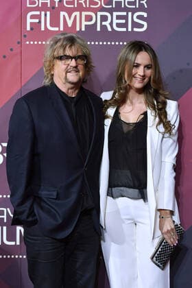 Martin KRUG mit Freundin Martina NICIA. 41.Bayerischer Filmpreis 2019-Red Carpet,Roter Teppich,am 17.01.2019 im Prinzregententheater in Muenchen.