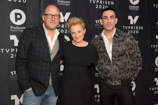 Entertainment Bilder des Tages Nikolaj Steen, Ane Cortzen og Abdel Aziz Mahmoud. Tvprisen 2020 bliver holdt i Tivoli Hotel & Congress Center loerdag den 18. januar 2020. , Denmark Copyright: MartinxSylvestx cop101 spdk20200118-182047-L