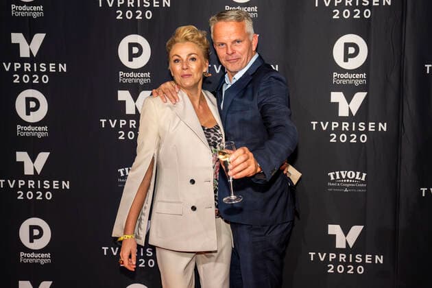 send2net Jakob Kjeldbjerg og Lene Beier paa den roede loeber ved TV prisen 2020 paa Tivoli Hotel & Cogress Center i Koebenhavn, loerdag den 18. Januar 2020. , Copenhagen Denmark Copyright: MartinxSylvestx cop101 spdk20200118-204534-L