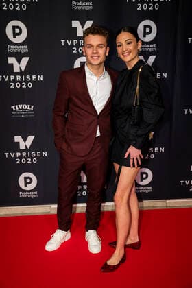 send2net Rasmus Brohave paa den roede loeber ved TV prisen 2020 paa Tivoli Hotel & Cogress Center i Koebenhavn, loerdag den 18. Januar 2020. , Copenhagen Denmark Copyright: MartinxSylvestx cop101 spdk20200118-204735-L