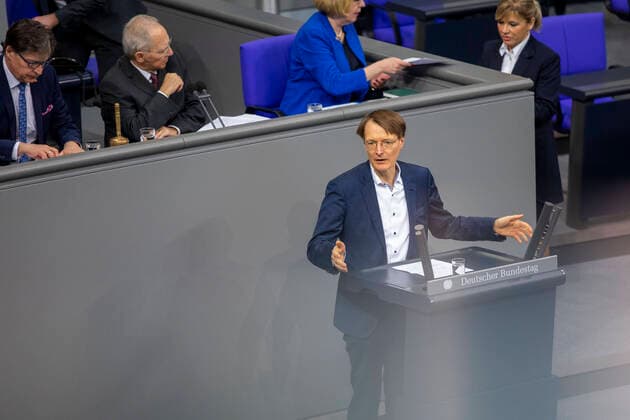 Deutschland, Berlin, Bundestag, 140. Sitzung, Debatte zur Organspende, Karl Lauterbach SPD, 16.01.2020 *** Germany, Berlin, Bundestag, 140 session, debate on organ donation, Karl Lauterbach SPD, 16 01 2020