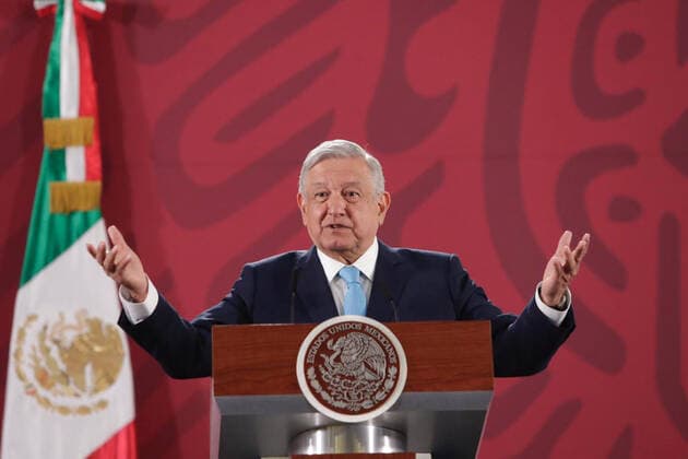 January 20, 2020: EUM20200120NAC05.JPG.CIUDAD DE MEXICO, PresidencyPresidenciaAMLO.- La manana de este lunes 20 de enero de 2020, se lleva a cabo la conferencia matutina del presidente Andres Manuel Lopez Obrador, en la Palacio Nacional. Foto: Agencia EL UNIVERSALIvan StephensRDB. Copyright: xElxUniversalx