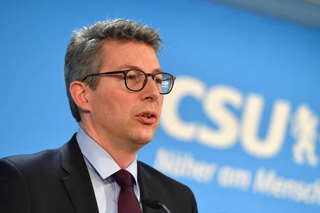 Markus BLUME (Generalsekretaer), Einzelbild,angeschnittenes Einzelmotiv,Portraet,Portrait,Porträt. CSU Vorstandssitzung in der CSU Zentrale in Muenchen am 20.01.2020