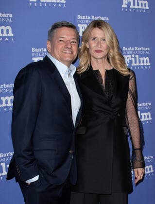 35th Santa Barbara International Film Festival: Cinema Vanguard Award held at Arlington Theatre Featuring: Ted Sarandos, Laura Dern Where: Santa Barbara, California, United States When: 21 Jan 2020 Credit: Faye s Vision Cover Images Copyright: xFaye sxVision CoverxImagesx 40209953 EDITORIAL USE ONLY. NOT FOR USE BY NEWSPAPERS BASED IN THE UK.