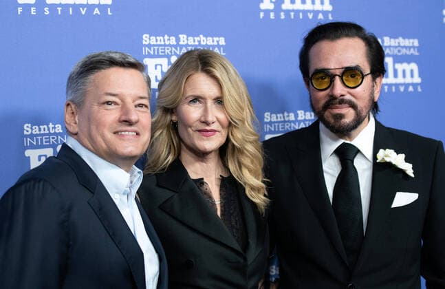 Bilder des Jahres 2020, Entertainment 01 Januar January 21, 2020, Santa Barbara, California, United States: 35th Santa Barbara International Film Festival: Cinema Vanguard Award held at Arlington Theatre..Featuring: Ted Sarandos, Laura Dern, Roger Durling.Where: Santa Barbara, California, United States.When: 21 Jan 2020.Credit: Faye s Vision Santa Barbara United States - ZUMAc218 20200121_zea_c218_091 Copyright: xCoverxImagesx