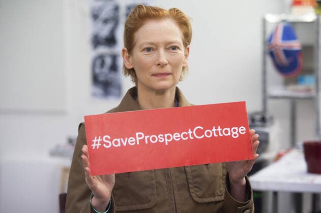 Bilder des Jahres 2020, Entertainment 01 Januar Entertainment Bilder des Tages January 22, 2020, London, London, UK: London, UK. Actress Tilda Swinton launches an Art Fund launch a Ã‚Â£3.5million public appeal to save Prospect Cottage, the home and garden of the late artist Derek Jarman. London UK  - ZUMAl94_ 20200122_zaf_l94_011 Copyright: xRayxTangx