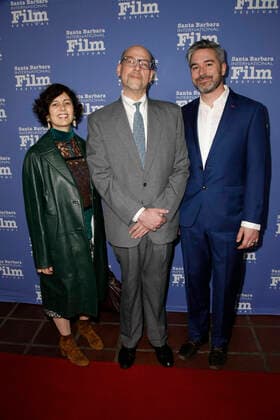 Santa Barbara, CA - JAN 22: Mary Anne Rotherber, Jonathan Mann, and Alex Bayer attend the Maltin Master Award at the 35th Annual Santa Barbara International Film Festival at the Arlington Theatre on January 22, 2020 in Santa Barbara, CA. Copyright: ximageSPACE MediaPunchx