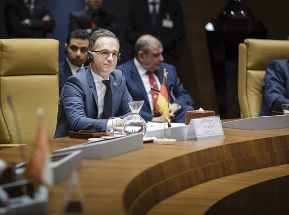 Bundesaussenminister Heiko Maas, SPD, aufgenommen im Rahemn der Teilnahme an der Auâˆöüenminister-Konferenz der Libyen Anrainerstaaten in Algier. 23.01.2020. Algier Algerien *** Federal Foreign Minister Heiko Maas, SPD, admitted on the occasion of his participation in the Auâˆöüenminister Conference of Libyas Neighbouring Countries in Algiers 23 01 2020 Algiers Algeria Copyright: xFelixxZahn photothek.netx