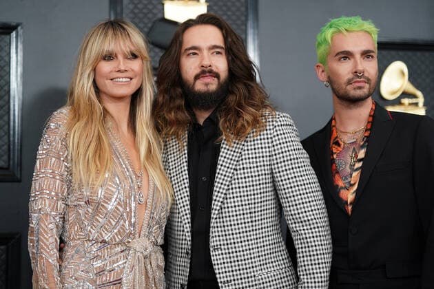 26 January 2020 - Los Angeles, California - Heidi Klum, Tom Kaulitz, Bill Kaulitz. 62nd Annual GRAMMY Awards held at Staples Center. Photo Credit: AdMedia 250359 2020-01-26 California Los Angeles Etats-Unis  Copyright: xAdMediax STAR_250359_469