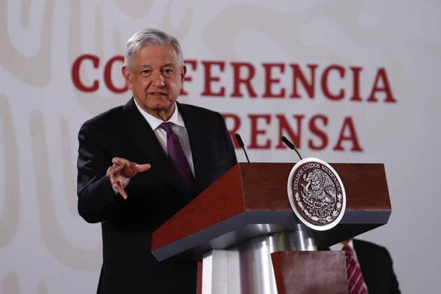 January 27, 2020: EUM20200127NAC03.JPG.CIUDAD DE MEXICO, PresidencyPresidenciaAMLO.- El presidente de Mexico, Andres Manuel Lopez Obrador, en su conferencia matutina de este lunes 27 de enero de 2020, en Palacio Nacional. Foto: Agencia EL UNIVERSALBerenice FregosoRDB. Copyright: xElxUniversalx