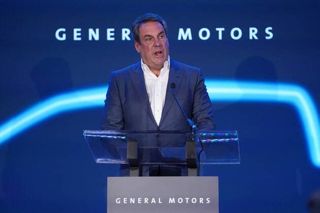 Bilder des Jahres 2020, News 01 Januar News Themen der Woche KW05 News Bilder des Tages January 27, 2020, Hamtramck, MI, USA: General Motors President Mark Reuss speaks during an announcement of GM s $2.2 billion investment in Detroit-Hamtramck assembly plant on being 100 percent devoted to electric vehicles Monday, Jan. 27, 2020. Hamtramck USA - ZUMAm67_ 20200127_zaf_m67_003 Copyright: xRyanxGarzax