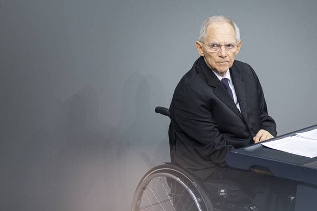 Wolfgang Schaeuble, Bundestagspraesident, aufgenommen im Rahmen der Gedenkstunde im Deutschen Bundestag zum Tag des Gedenkens an die Opfer des Nationalsozialismus in Berlin, 29.01.2020. Berlin Deutschland *** Wolfgang Schaeuble, President of the Bundestag, recorded during the commemoration hour in the German Bundestag on the Day of Remembrance of the Victims of National Socialism in Berlin, 29 01 2020 Berlin Germany Copyright: xFlorianxGaertner photothek.netx