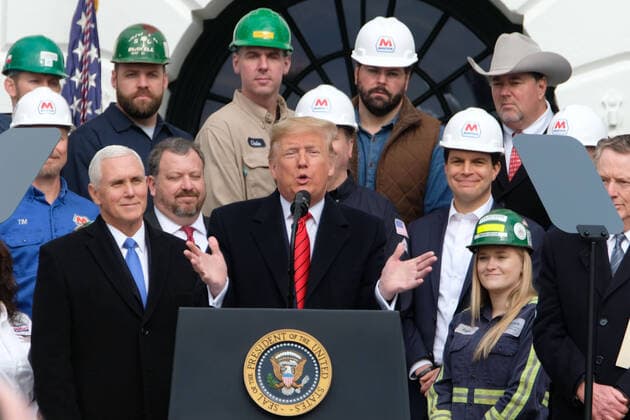 President Donald Trump speaks before signing the United States-Mexico-Canada Agreement at the White House on Wednesday, January 29, 2020. On the 2016 campaign trail President Trump made renegotiating the agreement a priority.  WAP202001291006 AlexxWroblewski