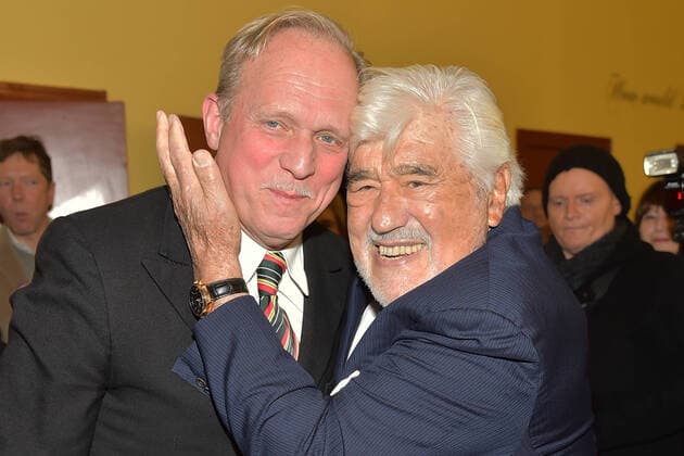 Lubitsch Preis 2020 Ulrich Tukur, Mario Adorf Katharina Thalbach Der Club der Filmjournalisten Berlin e.V. zeichnet die grossen Schauspieler Katharina Thalbach und Mario Adorf im Kino Babylon aus Berlin am 29.01.2020 *** Lubitsch Award 2020 Ulrich Tukur, Mario Adorf Katharina Thalbach The Club of Film Journalists Berlin e V awards the great actors Katharina Thalbach and Mario Adorf in the Babylon cinema in Berlin on 29 01 2020 PPM