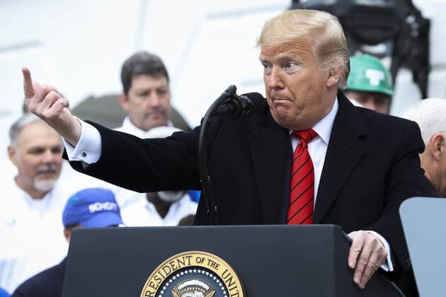 January 30, 2020, Washington, District of Columbia, USA: United States President DONALD J. TRUMP calls members of his Cabinet and the US Congress to join him on the stage during a signing ceremony of the United States-Mexico-Canada Trade Agreement on the South Lawn of the White House. Washington USA - ZUMAs152 20200130_zaa_s152_010 Copyright: xOliverxContrerasx