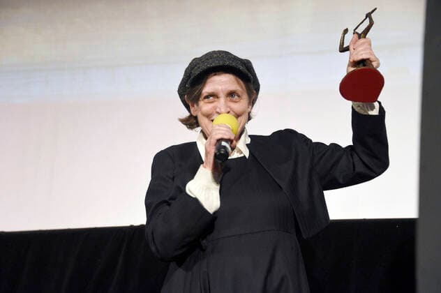 Katharina Thalbach bei der 62. Verleihung vom Ernst-Lubitsch-Preis 2020 im Kino Babylon. Berlin, 29.01.2020