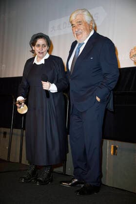 Katharina Thalbach und Mario Adorf bei der 62. Verleihung vom Ernst-Lubitsch-Preis 2020 im Kino Babylon. Berlin, 29.01.2020