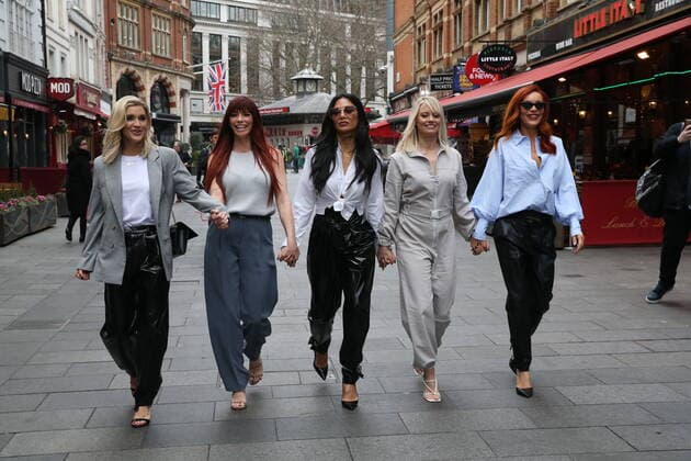 Bilder des Jahres 2020, Entertainment 01 Januar Entertainment Themen der Woche KW05 Entertainment Bilder des Tages . 31 01 2020. London, United Kingdom. The Pussycat Dolls leaving the Global Radio studios in London.  xStephenxLockx xi-Imagesx IIM-20705-0019