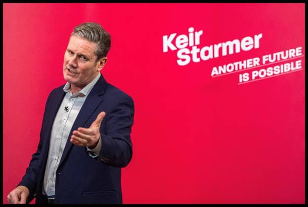 . 31 01 2020. London, United Kingdom. Keir Starmer Brexit Day Speech. Keir Starmer MP, Shadow Brexit Secretary and Labour Leadership hopeful delivers a speech on Brexit Day from Westminster Cathedral Hall in London.  xPetexMaclainex xi-Imagesx IIM-20704-0007