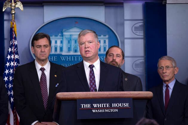 Stephen Biegun, Deputy Secretary of State, delivers remarks in the James S. Brady Press Briefing Room at the White House in Washington D.C., U.S., on Friday, January 31, 2020. Azar announced that the United States has declared the Corona virus a public health emergency. Copyright: xStefanixReynoldsx