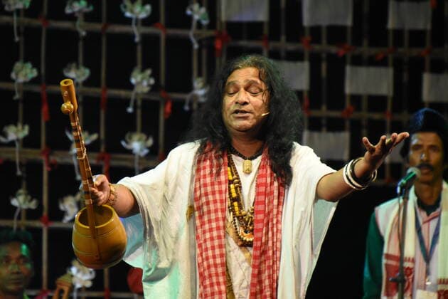 India: World Peace Music Festival Bouls of Bengal of India performing at the Sur Jahan , the World Peace Music Festival 2020 that has been organized by a private organization. Kolkata West Bengal India Copyright: BiswarupxGanguly