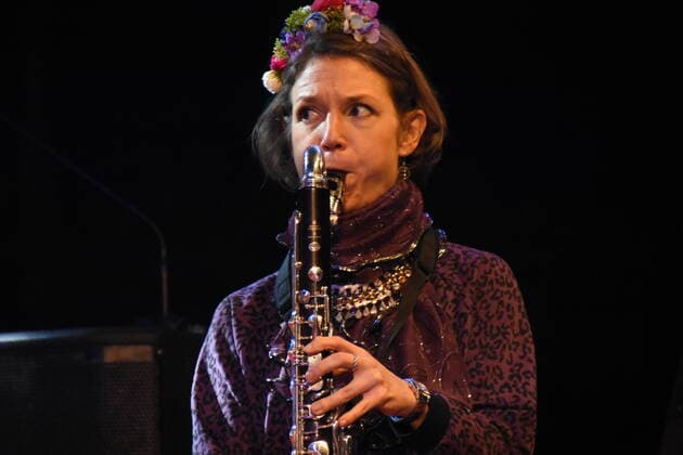 India: World Peace Music Festival Radiant Arcadia group of Denmark performing at the Sur Jahan , the World Peace Music Festival 2020 that has been organized by a private organization. Kolkata West Bengal India Copyright: BiswarupxGanguly