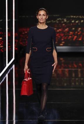 A model presents the new uniforms for Iberia airlines, made by Spanish designer Teresa Helbig, during the Mercedes-Benz Fashion Week 2020 Madrid, in Madrid, Spain, 01 February 2020. The Fall Witer 2020 21 collections are presented at the MBFW Madrid from 28 January to 02 February. Teresa Helbig - Runway - MBFW Madrid 2020 F W 2020 21 !ACHTUNG: NUR REDAKTIONELLE NUTZUNG!  Copyright: xBallesterosx GRAF2861 20200201-637161900532024709