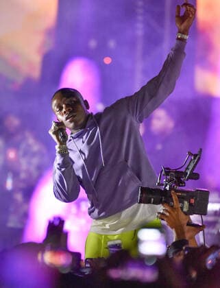 February 1, 2020, Miami, FL, USA: MIAMI, FLORIDA - FEBRUARY 01: DaBaby performs during the 2020 Vewtopia Music Festival at Marlin s Park in Miami, Florida. Photo: Alex Pesantes imageSPACE Miami USA - ZUMAs181 20200201_zea_s181_081 Copyright: xImagespacex