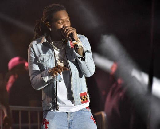 February 1, 2020, Miami, FL, USA: MIAMI, FLORIDA - FEBRUARY 01: Migos - Offset performs during the 2020 Vewtopia Music Festival at Marlin s Park in Miami, Florida. Photo: Alex Pesantes imageSPACE Miami USA - ZUMAs181 20200201_zea_s181_115 Copyright: xImagespacex