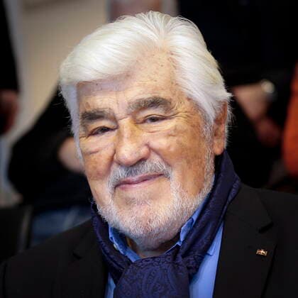 03.02.2020, Berlin, Deutschland - Foto: Der Schauspieler Mario Adorf, anlaesslich eines Pressetermins in Berlin.