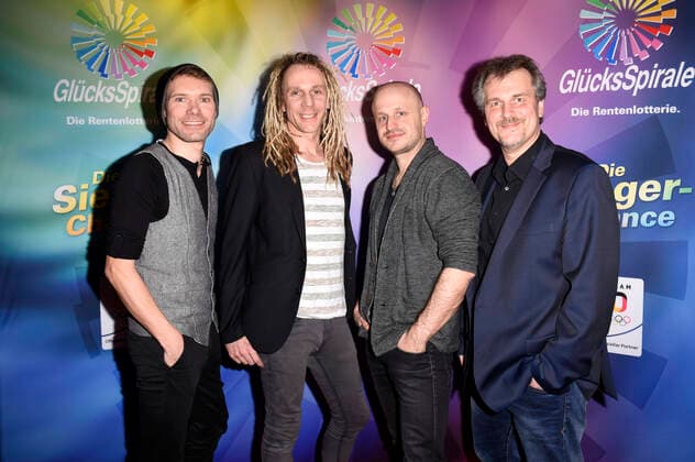 Hannes Wölfel & Band beim GlücksSpirale-Film Award 2019 im GOP-Theater. München, 03.02.2020