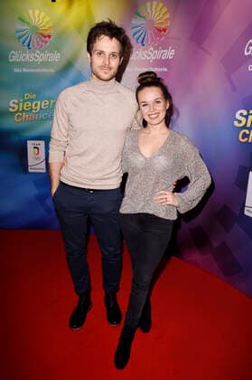 Philip Birnstiel und Darya Gritsyuk beim GlücksSpirale-Film Award 2019 im GOP-Theater. München, 03.02.2020