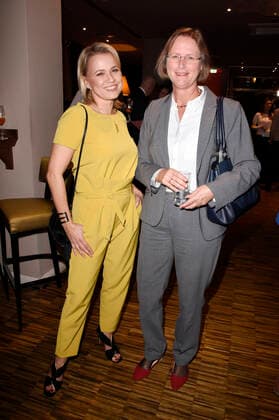 Nova Meierhenrich und Friederike Sturm beim GlücksSpirale-Film Award 2019 im GOP-Theater. München, 03.02.2020