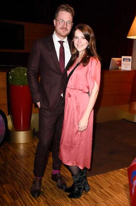 Leonie Brill mit Freund Maximilian beim GlücksSpirale-Film Award 2019 im GOP-Theater. München, 03.02.2020