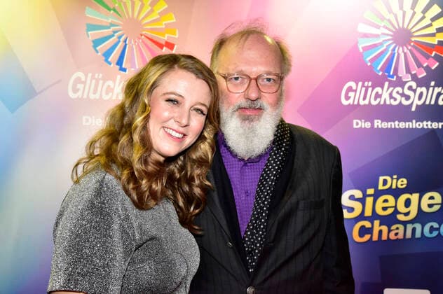 Nina Eichinger und Georg Seitz beim GlücksSpirale-Film Award 2019 im GOP-Theater. München, 03.02.2020