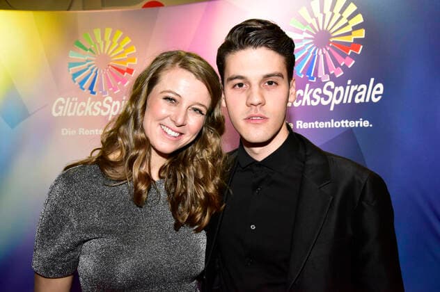 Nina Eichinger und Dominic Fritz beim GlücksSpirale-Film Award 2019 im GOP-Theater. München, 03.02.2020