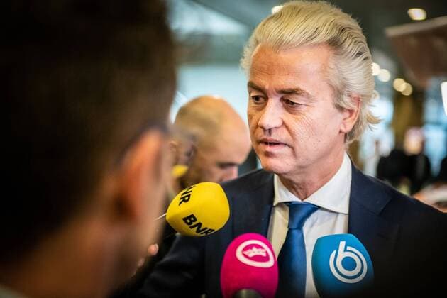 DEN HAAG, 04-02-2020, Question Hour in the Dutch parliament. PVV Member of parliament Geert Wilders. Question Hour in the Dutch parliament  x6677055x Copyright: