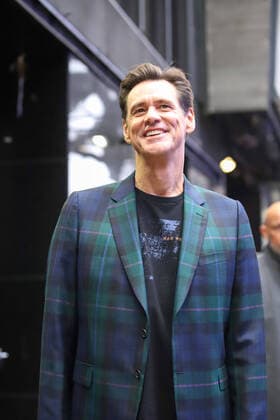 February 4, 2020, New York, New York, United States: Actor Jim Carrey is seen leaving Good Morning America studios on February 04, 2020 in New York City. New York United States - ZUMAc233 46446965st Copyright: xVanessaxCarvalhox