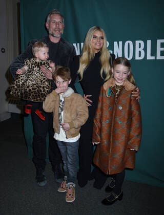 04 February 2020 - New York, New York - Birdie Mae Johnson, Eric Johnson, Ace Johnson, Jessica Simpson and Maxwell Johnson at Fan event for OPEN BOOK by Jessica Simpson at Barnes and Noble Union Square. Photo Copyright: xLJxFotos AdMediax MediaPunchx