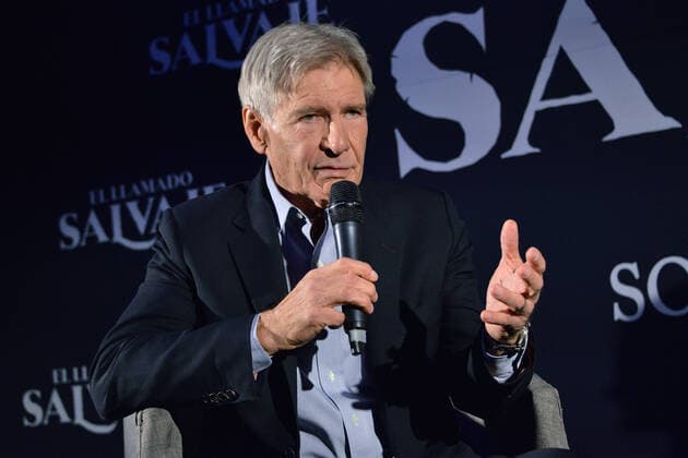 The Call of the Wild film press conference in Mexico MEXICO CITY, MEXICO - FEBRUARY 5: American actor Harrison Ford speaks during The Call of the Wild film press conference at Four Season Hotel on February 5, 2020 in Mexico City, Mexico Copyright: xCarlosxTischlerx EYE_8371