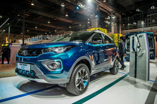 GREATER NOIDA, INDIA - FEBRARY 5: The newly launched Tata Nexon at Auto Expo 2020, on February 5, 2020, in Greater Noida, India. (Photo by Ramesh Pathania Mint) India Auto Expo 2020
