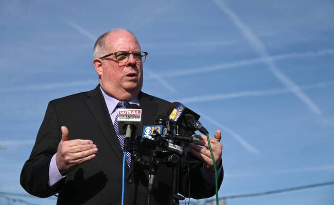 February 3, 2020, Baltimore, MD, USA: Maryland Gov. Larry Hogan this week stepped into an ongoing debate about squeegee kids Ã‚Â - the predominantly black children and young adults who wash car windshields for untaxed cash on city corners. Republican Gov. Hogan believes that the harrasment from the squeegee kids Ã‚Â drives people away from the city. Baltimore USA - ZUMAm67_ 20200203_zaf_m67_050 Copyright: xLloydxFox BaltimorexSunx